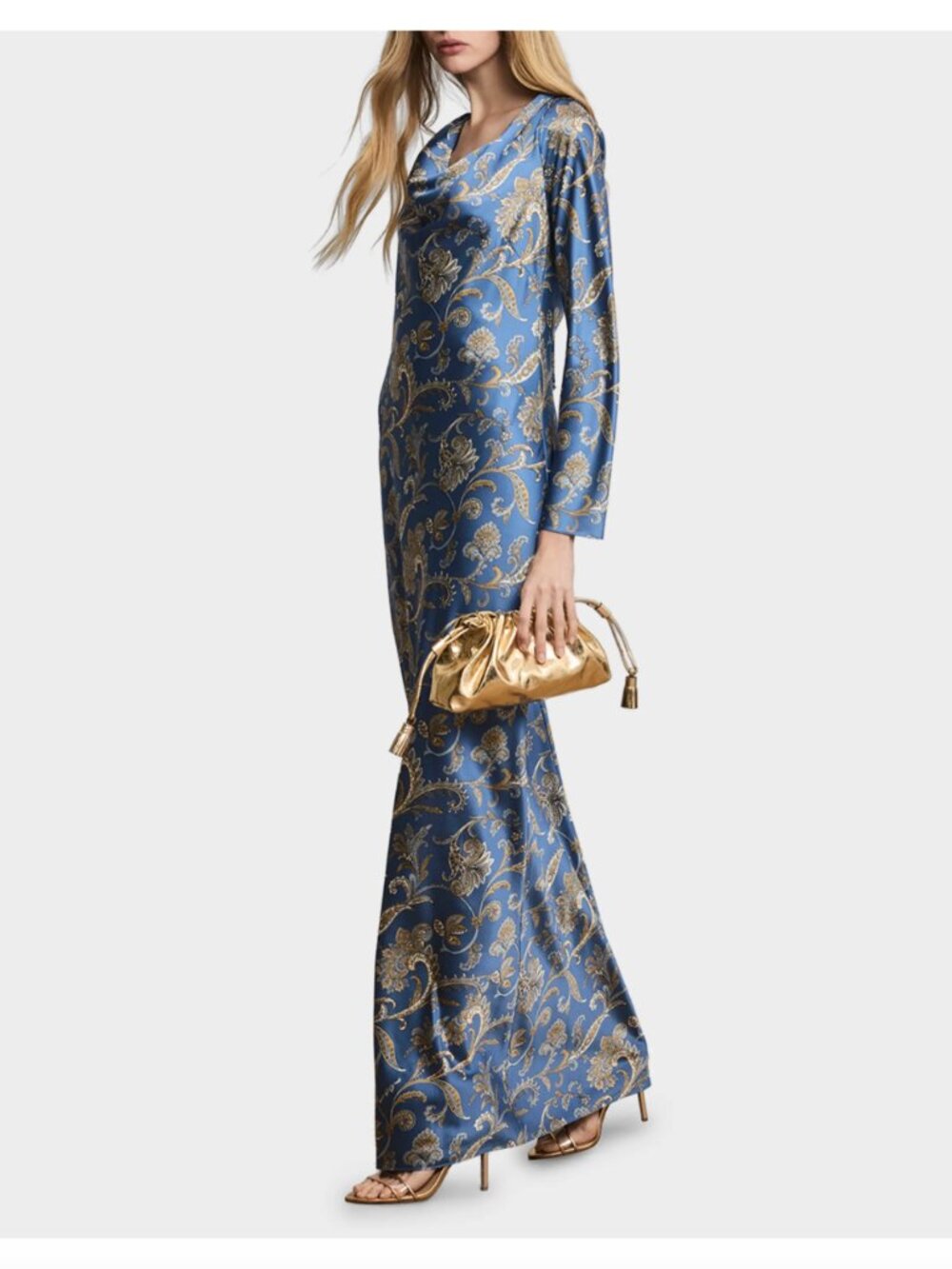 Stunning Ori $898 Veronica Beard Ember Long-Sleeve Silk-Blend Dress size 0 NWT